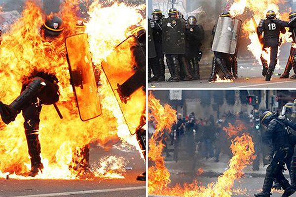 Violent Riots in Paris