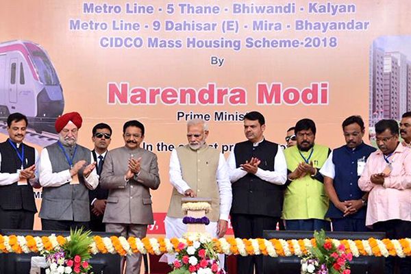 Modi Launches Two New Metro Projects in Mumbai