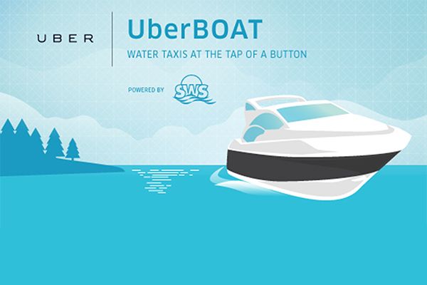 Uber Offers Boat Rides from Gateway