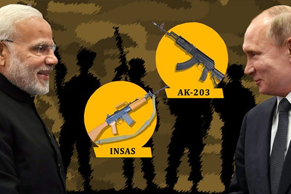 India-Russia Sign Deal to Produce AK-203 in UP