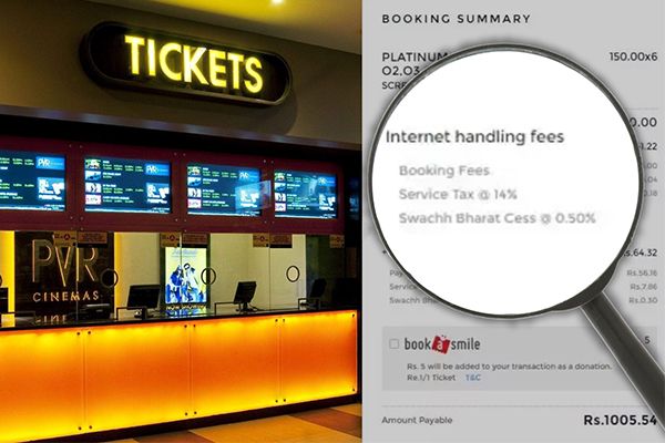 RBI Internet Handling Fees for Movie Tickets Illegal