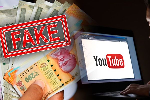 Using YouTube Man Prints Fake Currency