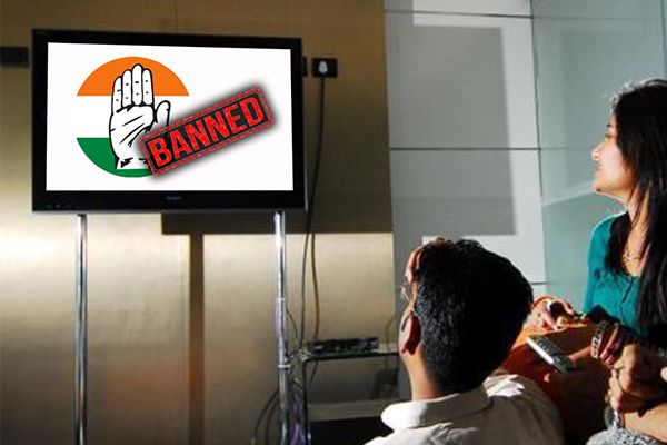 Congress to Go off All TV Channels for One Month