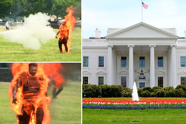 Indian Man Burns Himself Outside White House