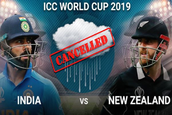 World Cup 2019 : India Vs NZ Match Washed Out