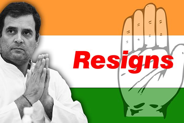 Rahul Gandhi Resigns As President Of Congress