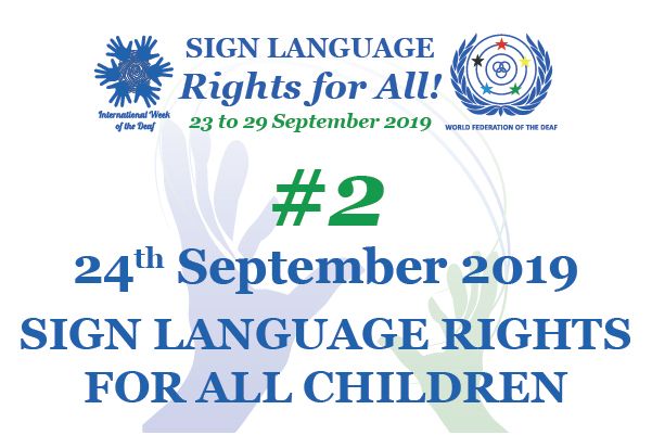 Sign language Rights for All Children