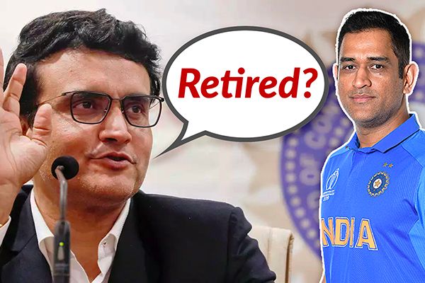 Ganguly Talks About Dhoni’s Retirement
