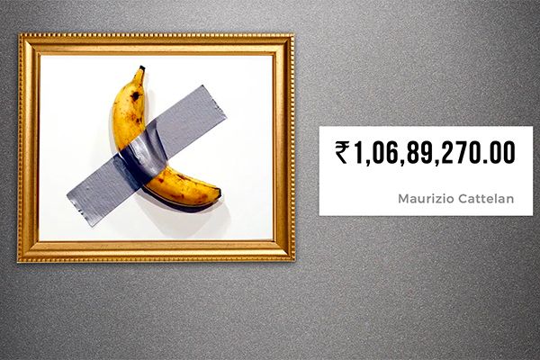 Duct Taped Banana Sold for Rs 1cr