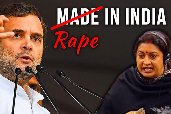 Rahul Gandhi  Makes ‘Rape in India’ Statement