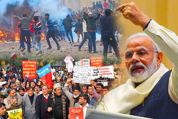 Modi Warns Anti-CAA Protestors