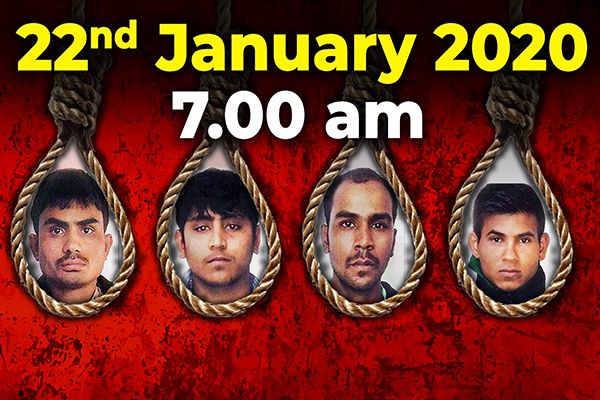 Nirbhaya’s Rapists to Hang on 22nd January