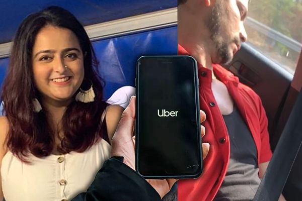 Woman Drives As Uber Driver Sleeps