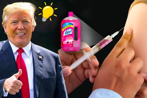 Trump Suggests Injecting Disinfectant to Treat COVID-19