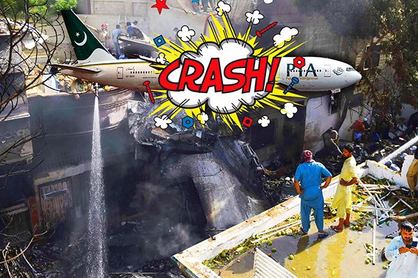 Pakistan Plane Crashed in Karachi
