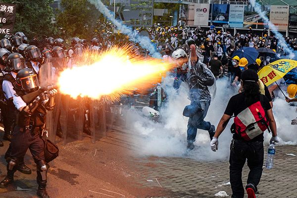 Violent Protests in Hong Kong