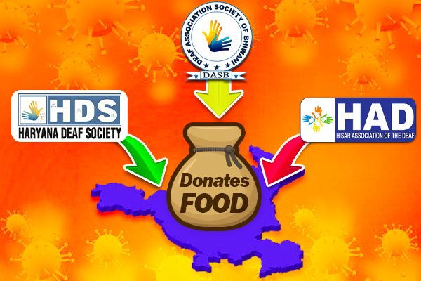 3 Associations Distribute Food in Haryana