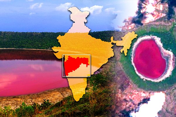 Lonar Lake Colour Changes to Pink