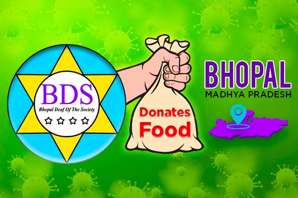 BDS Distribute Food to Deaf During Lockdown