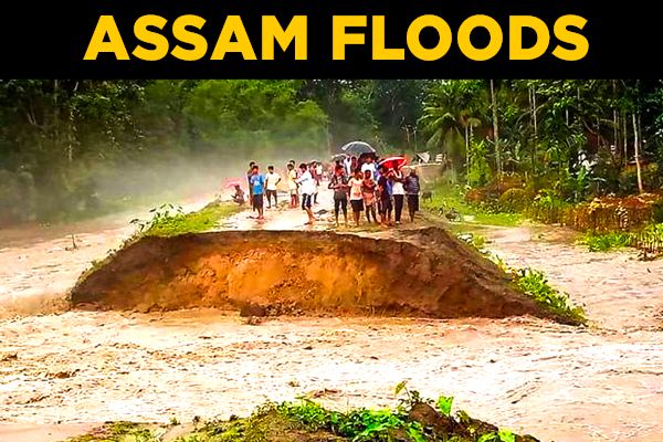 34 Lakh People Affected in Assam Floods