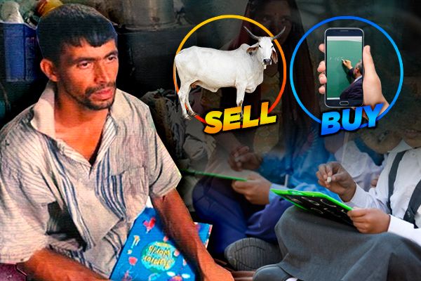 Man Sells Cow to Buy Mobile for Children