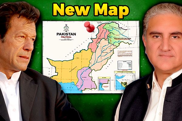 Pakistan Includes J&K, Ladakh & Junagadh in its Map