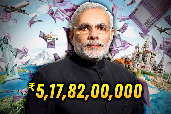 PM Modi Visits 58 Countries & Spent Rs 517.82 crore