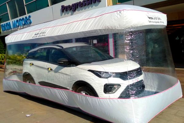 Tata Motors Delivers Cars In Bubble Wrap