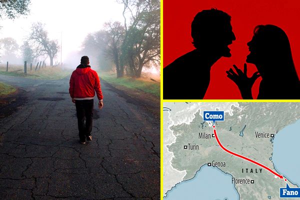 Man Walks 450 KM After Argument With Wife