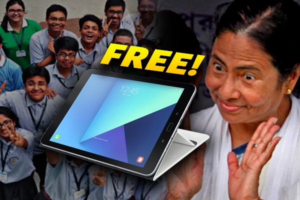 Mamata Banerjee Announces Free Tabs For School Students