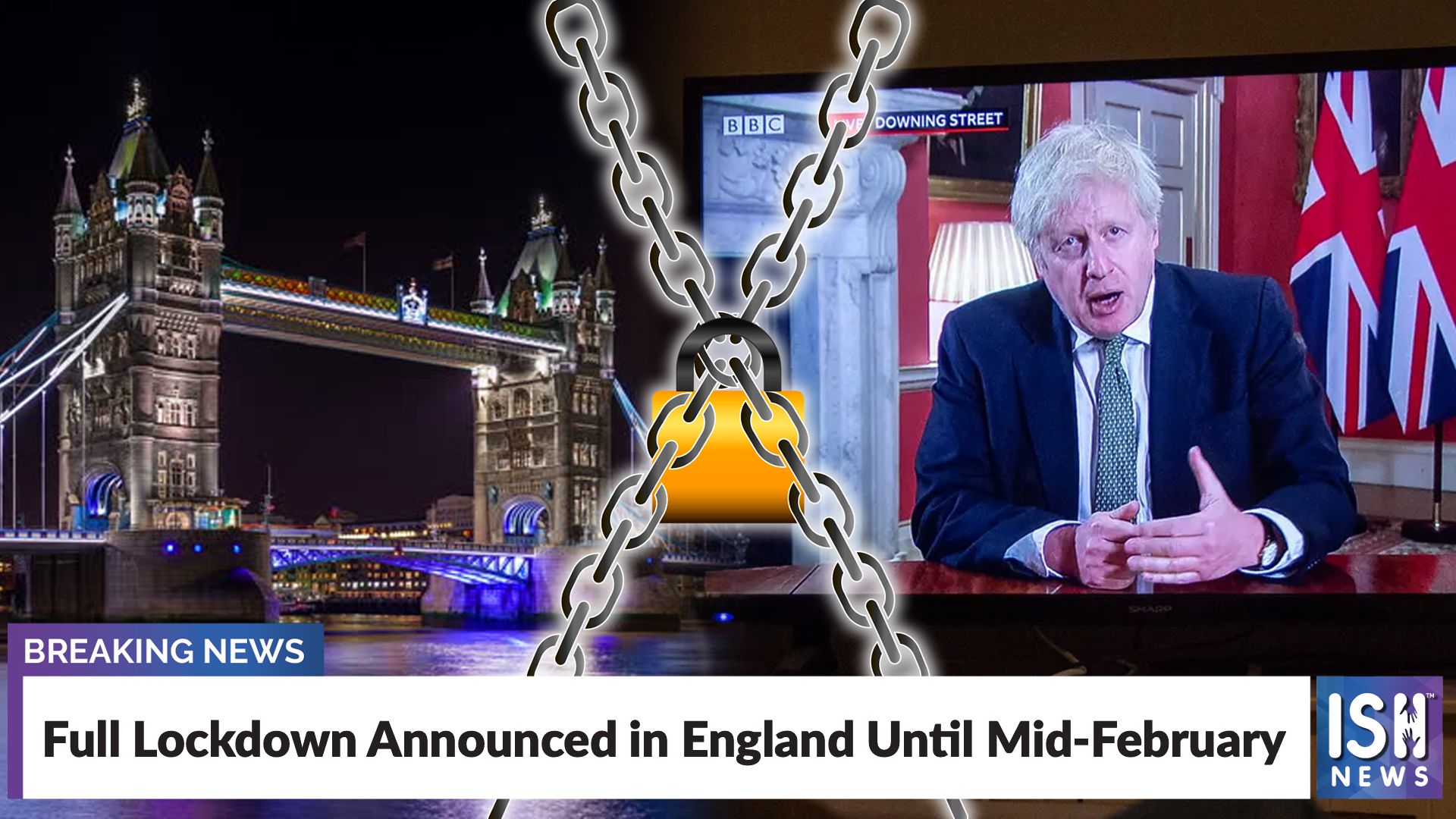 Full Lockdown Announced in England Until Mid-February