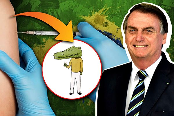 Brazil President: Covid Vaccine Turns You Into Crocodile