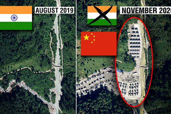 China Build’s Village Near Arunachal Pradesh