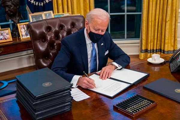 Biden Makes Important Decisions on His First Day