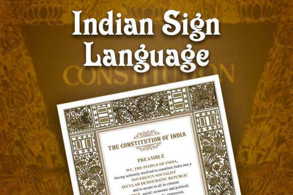 Preamble to the Constitution of India in Indian Sign Language