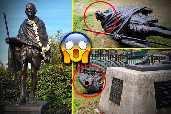Mahatma Gandhi Statue Vandalised in USA