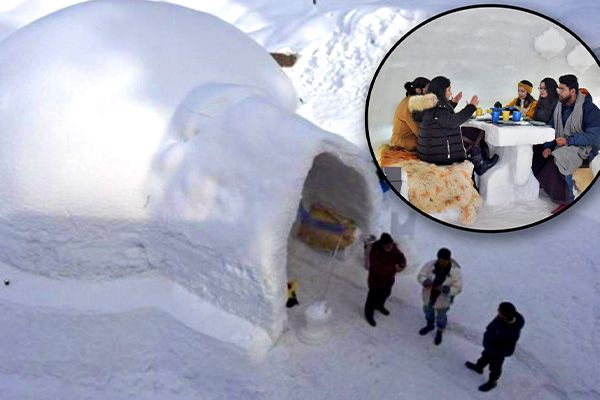 India's First Igloo Cafe Opens In Kashmir