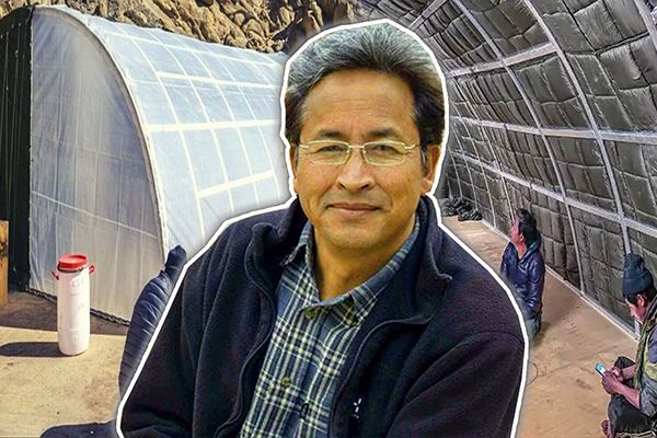 Sonam Wangchuk Makes Solar Tent for Indian Army