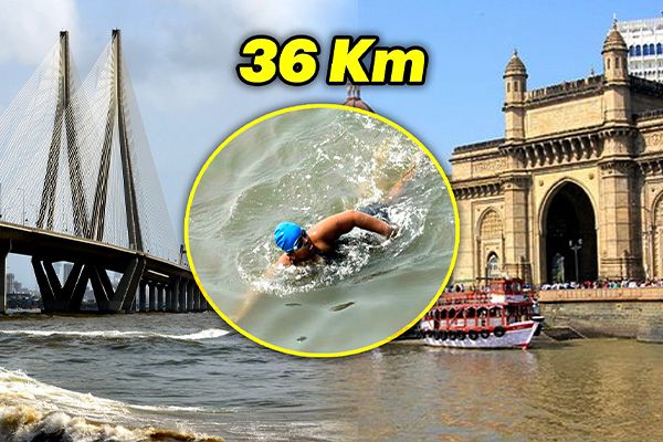 Autistic Girl Swims to Gateway of India in 8 hours