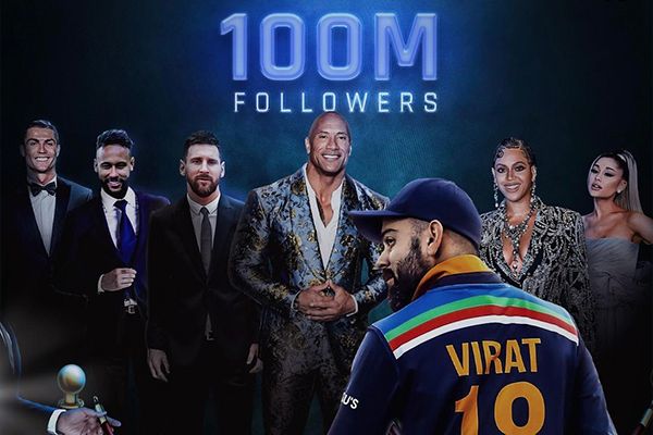 Virat Kohli Becomes 1st Indian to Cross 100 Million on Instagram