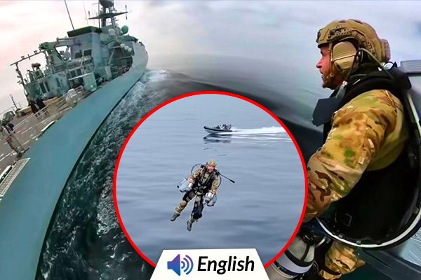 British Navy Tests ‘Jet Suits’ That Makes Officers Fly