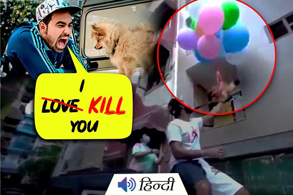 YouTuber Arrested for Flying Pet Dog Using Balloons
