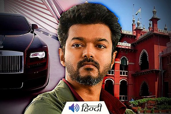 Vijay Fined Rs 1 lakh for Entry Tax on his Rolls Royce Car