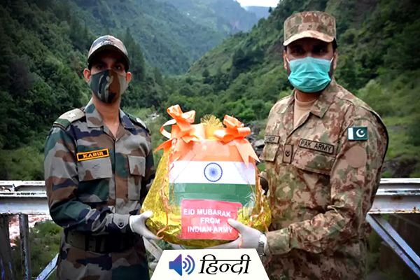 India & Pakistan Armies Exchange Sweets At The Border