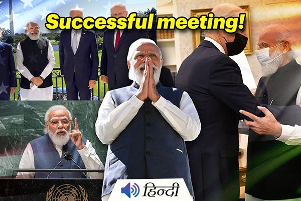 PM Modi Returns to India After US Visit