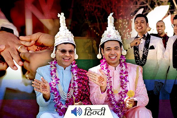 First Time in Telangana Gay Couple Marries