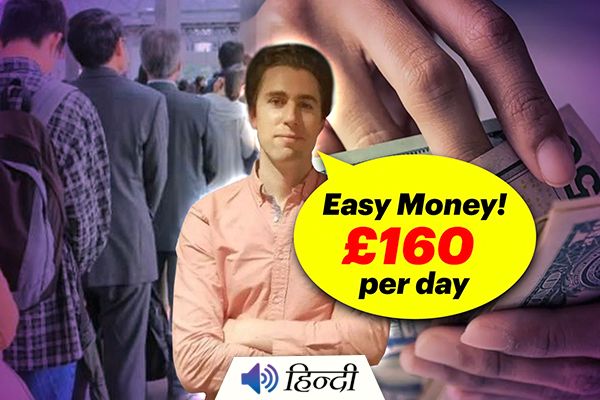 Man Earns Rs 16,000 A Day By Standing In Line