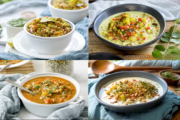Easy Recipes: Satvic Daal, Coconut Curry, Poha & Wheat Curry