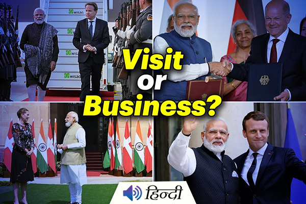 PM Modi Visits Germany, Denmark & France to Meet Leaders