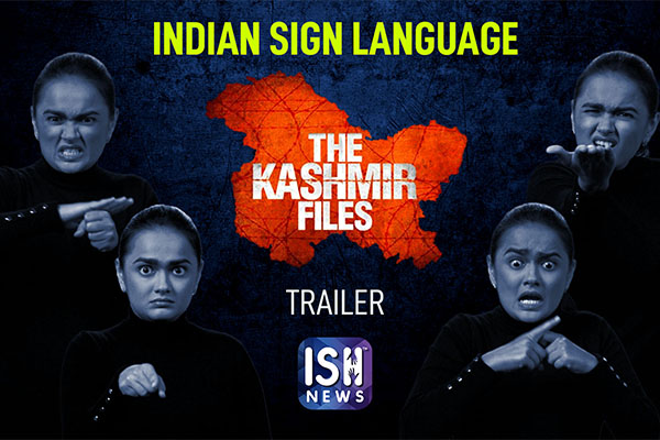 The Kashmir Files | Official Trailer in Indian Sign Language | ISH News